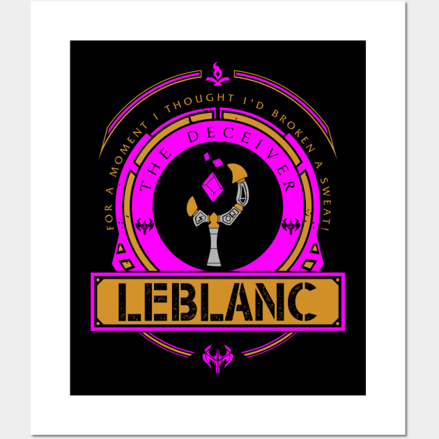 LEBLANC - LIMITED EDITION Wall Art by DaniLifestyle